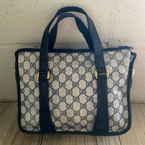 Authentic vintage Gucci monogram GG striped purse bag - Picture 2 of 6